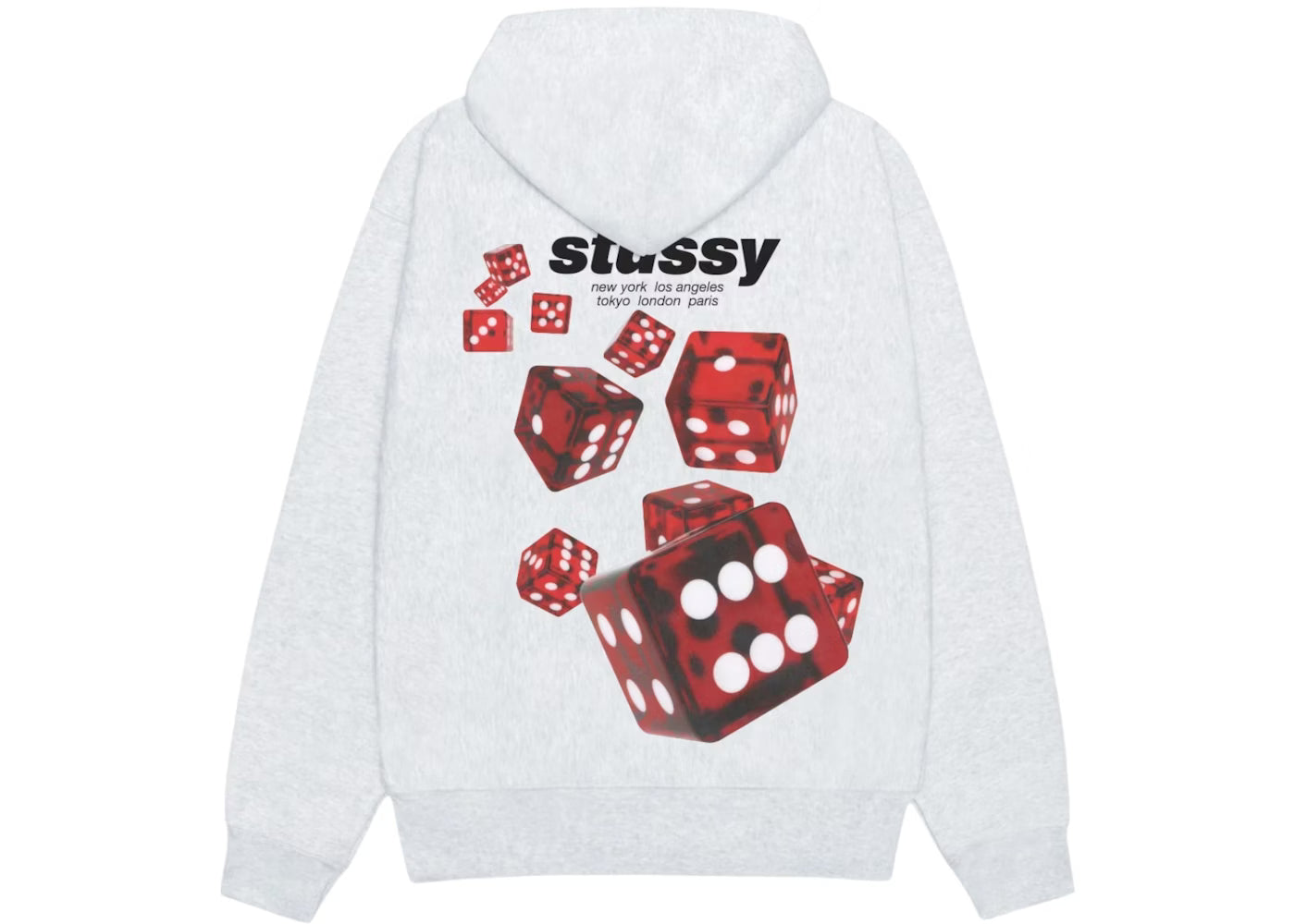 Stussy Rollers Hoodie (Ash Heather)